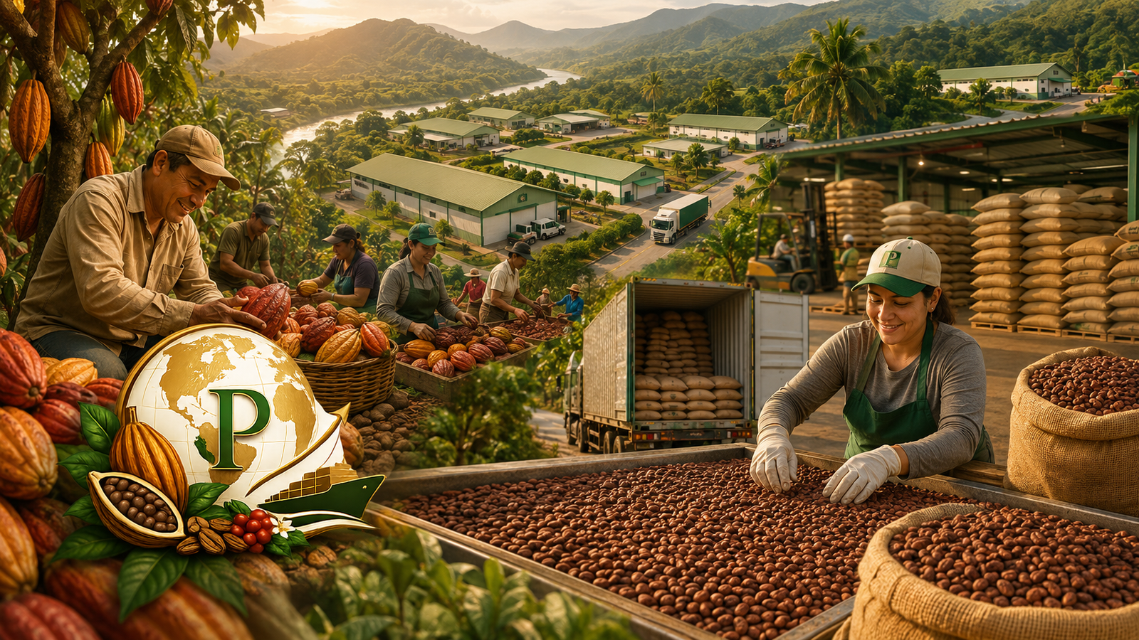 Cacao peruano de la región San Martín